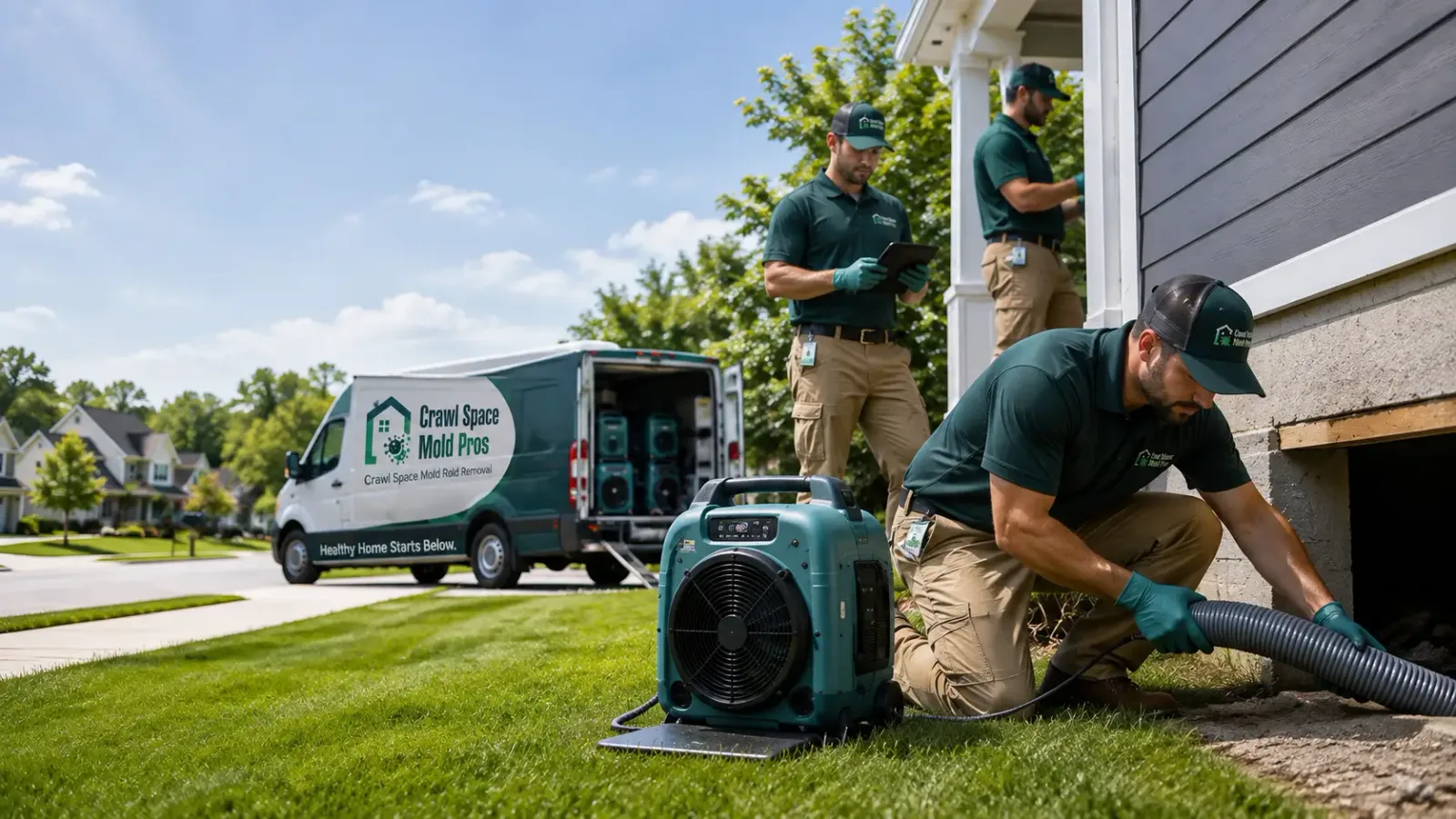 Crawl Space Mold Removal in Freeport, MI